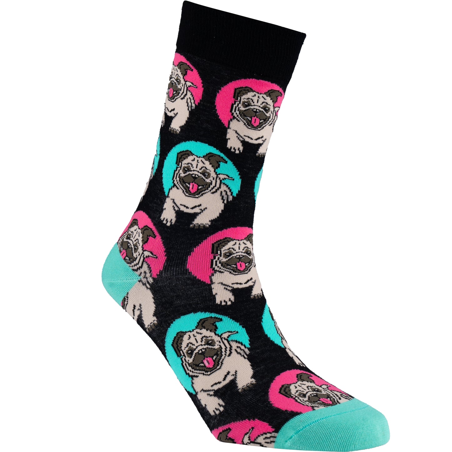Pug Natural Bamboo Knit Socks