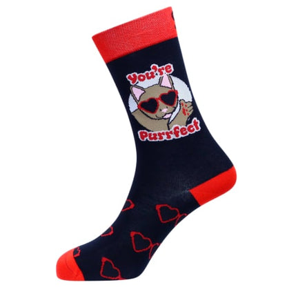 Purrfect Natural Bamboo Knit Socks