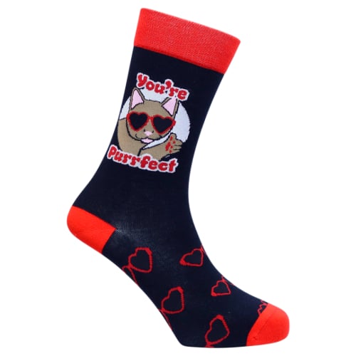 Purrfect Natural Bamboo Knit Socks