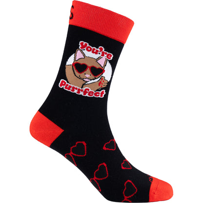 Purrfect Natural Bamboo Knit Socks
