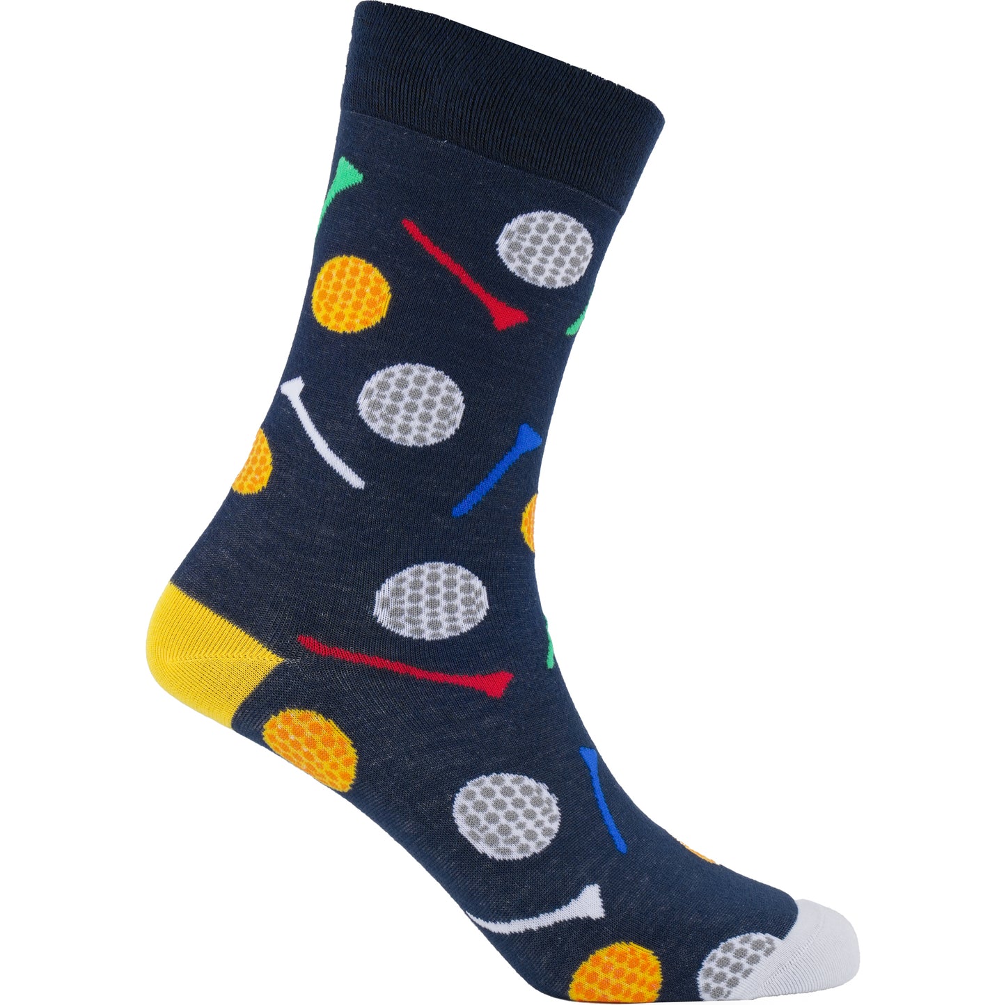 Tee Time Natural Bamboo Knit Socks