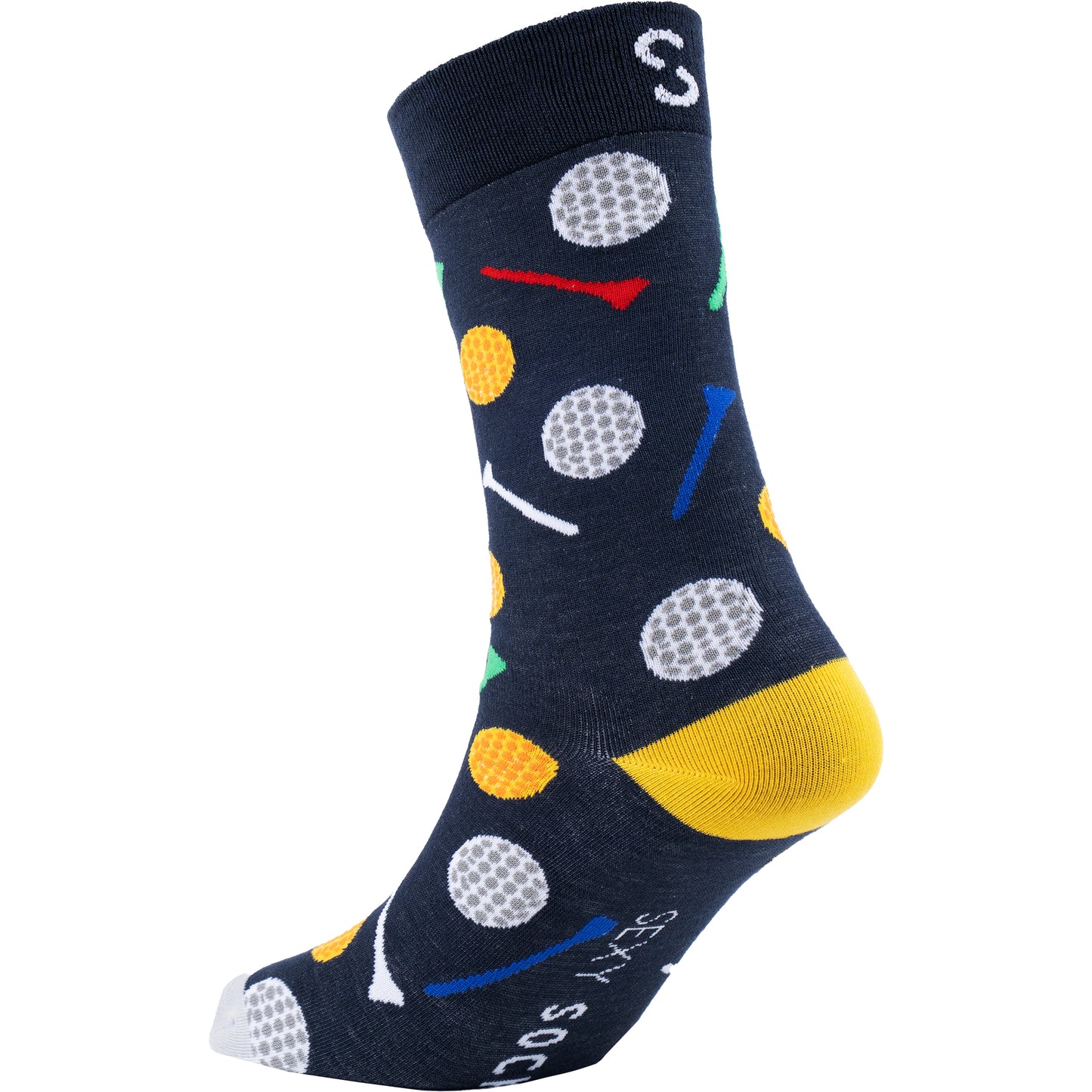 Tee Time Natural Bamboo Knit Socks