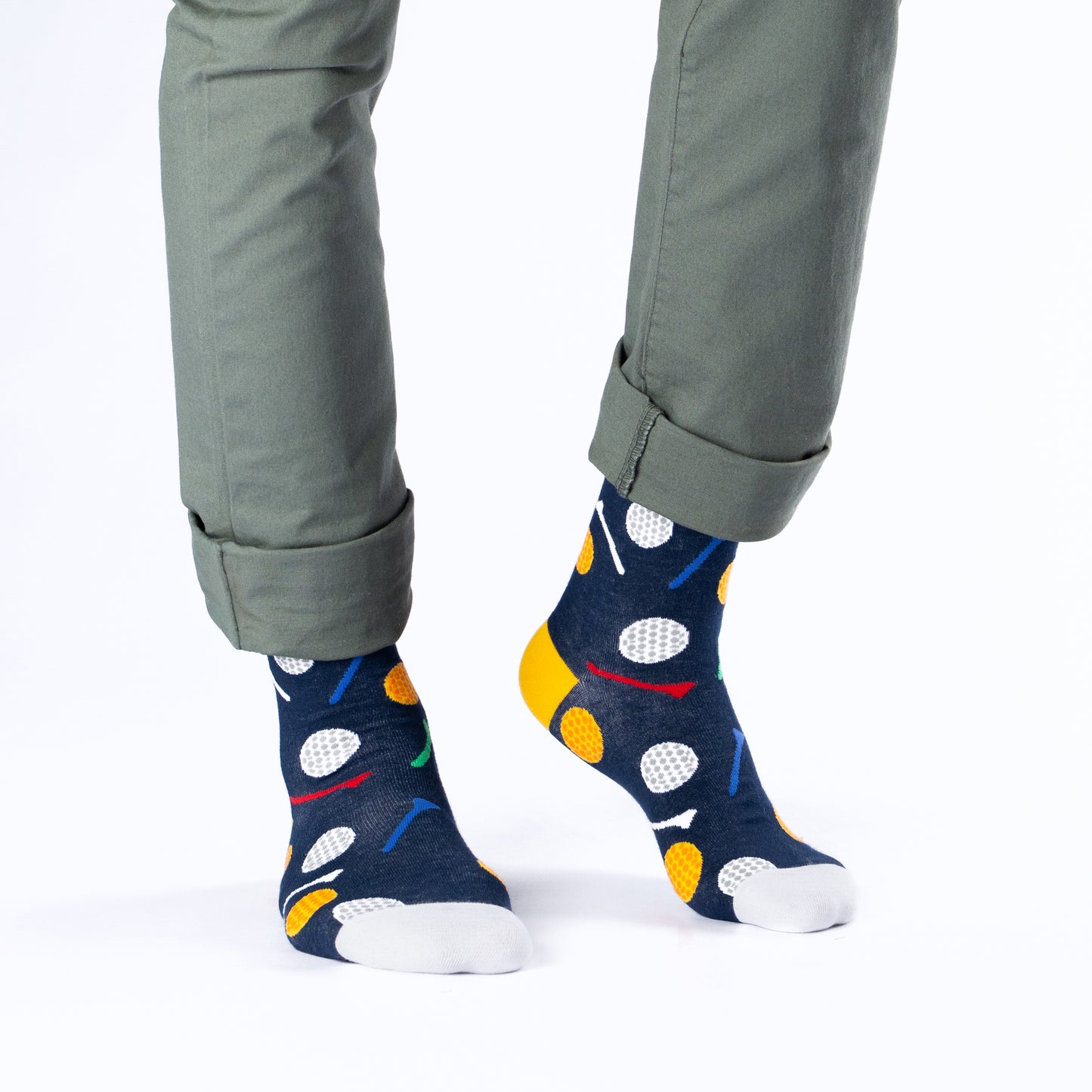 Tee Time Natural Bamboo Knit Socks
