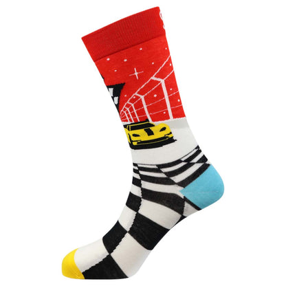 Race Day Natural Bamboo Knit Socks