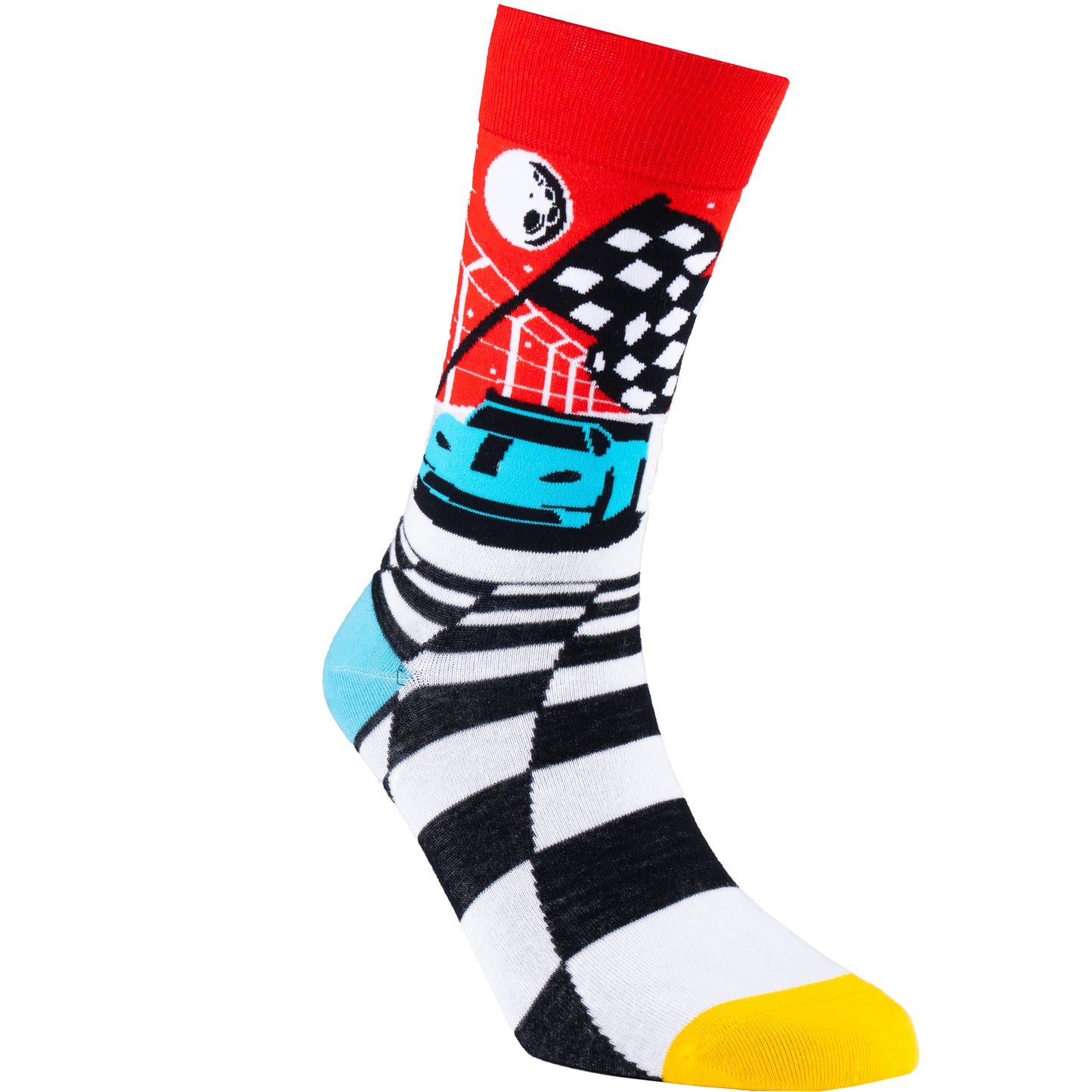 Race Day Natural Bamboo Knit Socks