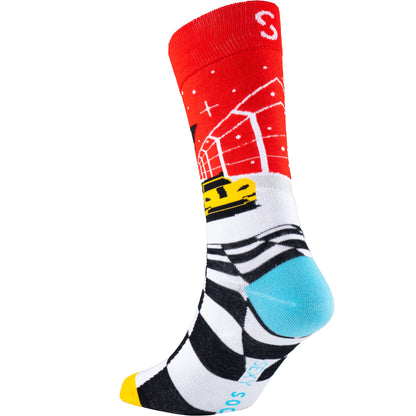 Race Day Natural Bamboo Knit Socks