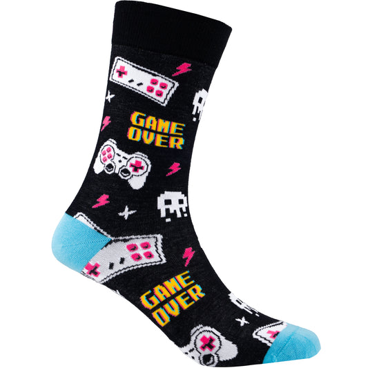 Retro Games Bamboo Crew Socks