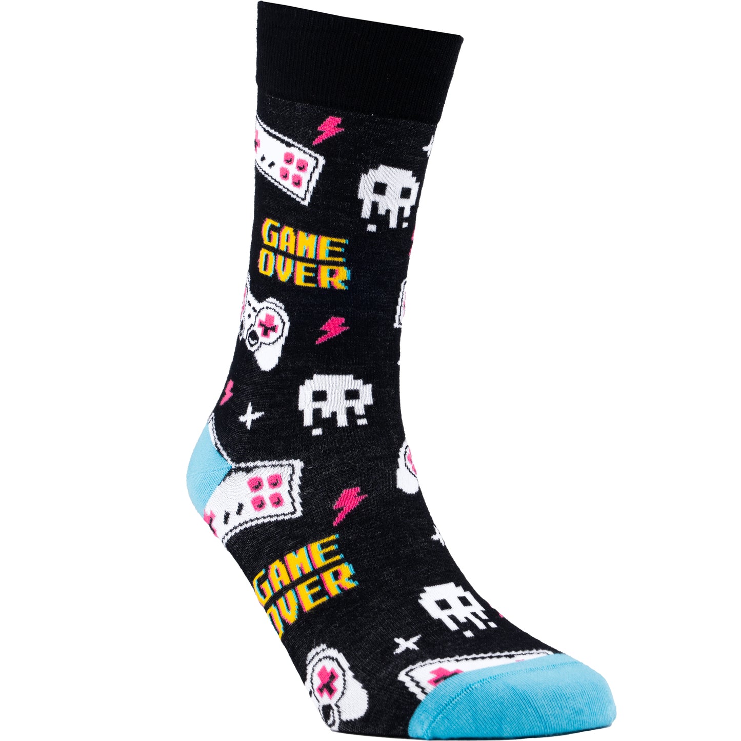 Retro Games Bamboo Crew Socks