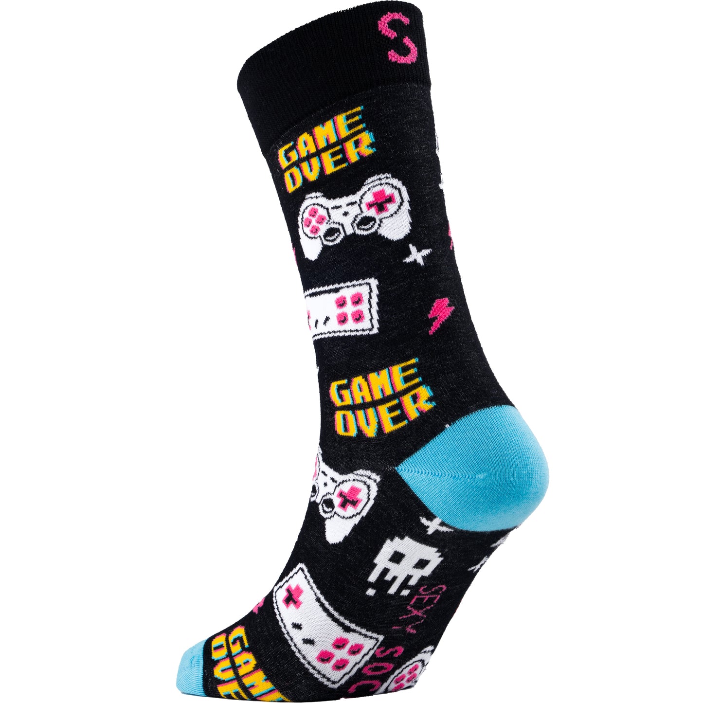 Retro Games Bamboo Crew Socks