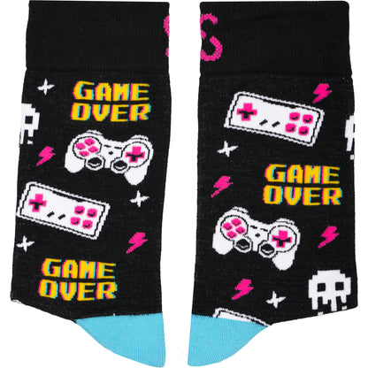 Retro Games Bamboo Crew Socks