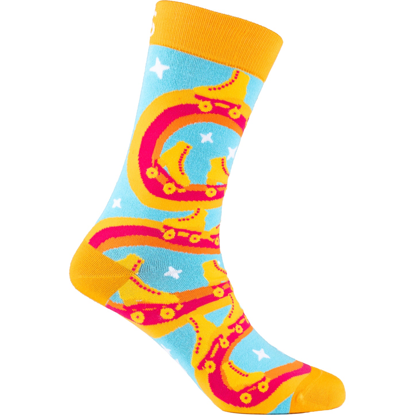 Roller Disco Natural Bamboo Knit Socks