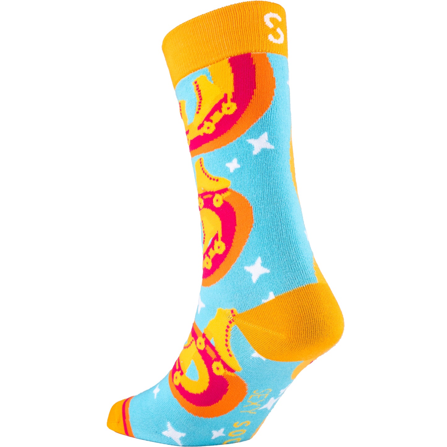 Roller Disco Natural Bamboo Knit Socks