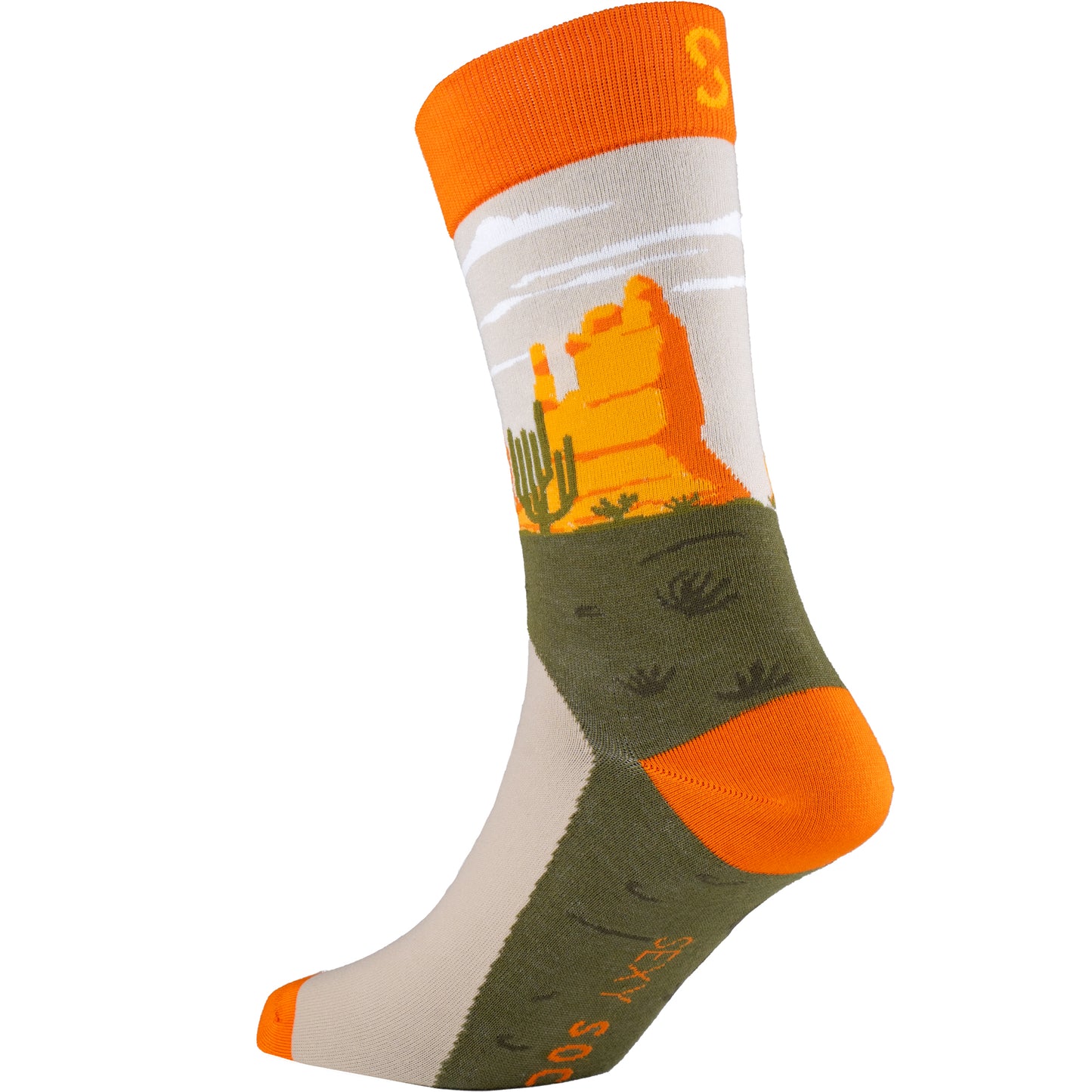 Route 66 Natural Bamboo Knit Socks