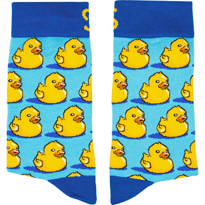 Rubber Duck Natural Bamboo Knit Socks