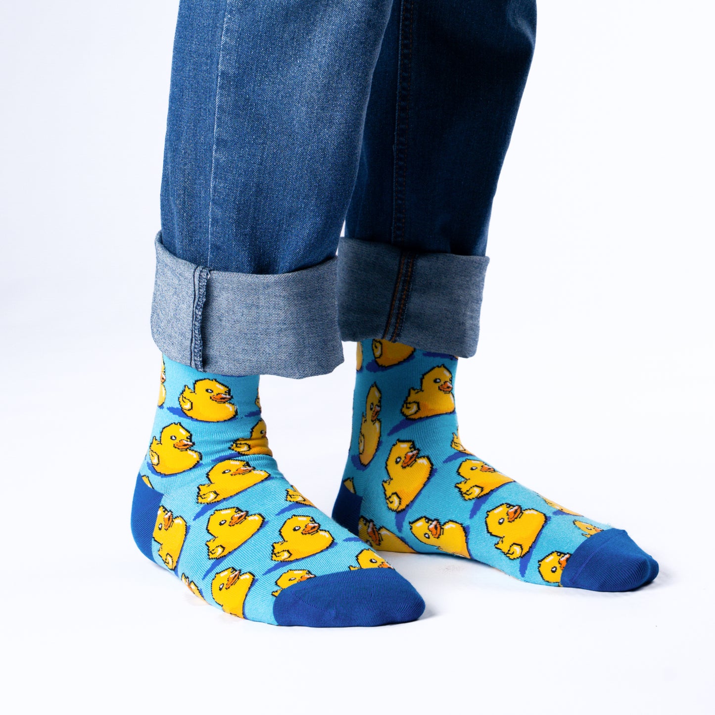 Rubber Duck Natural Bamboo Knit Socks