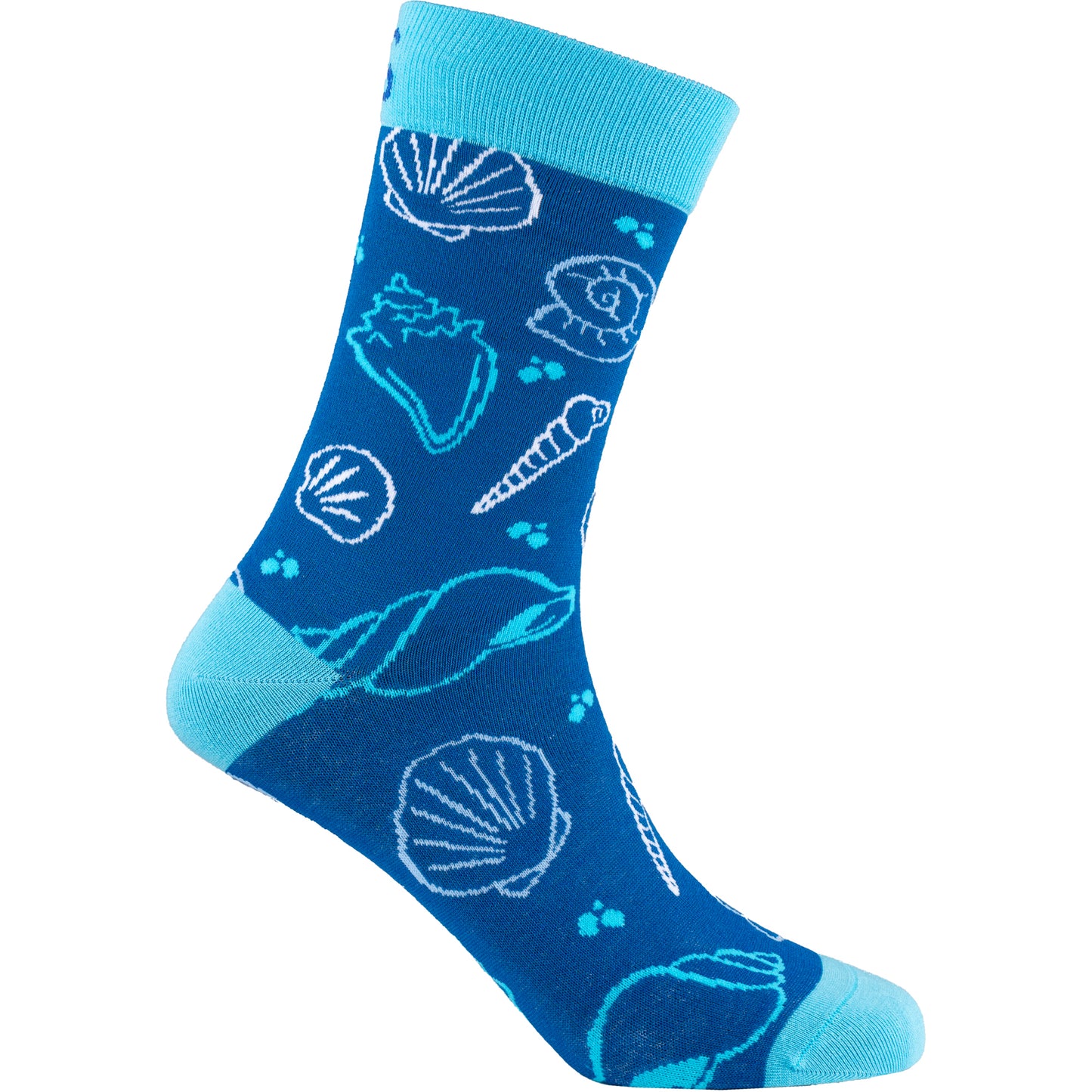 Seashells Natural Bamboo Knit Socks