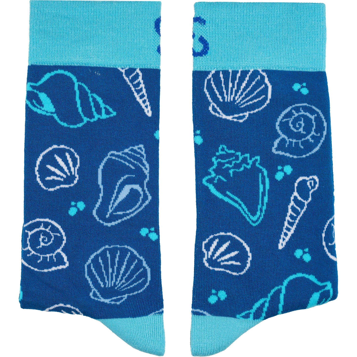 Seashells Natural Bamboo Knit Socks