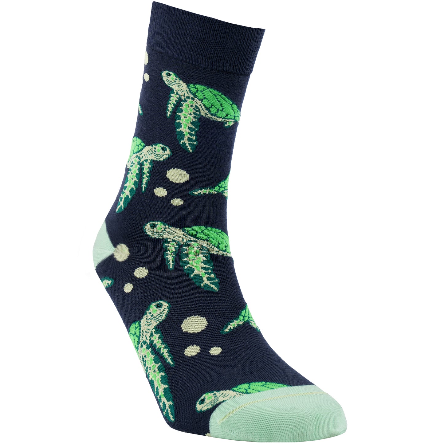 Sea Turtle Bamboo Crew Socks