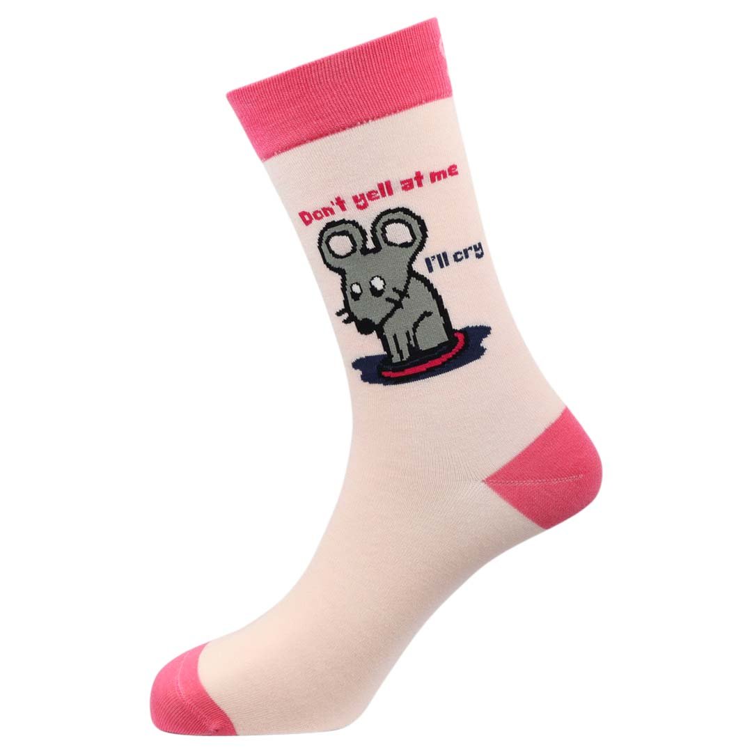 Sensitive Mouse Natural Bamboo Knit Socks