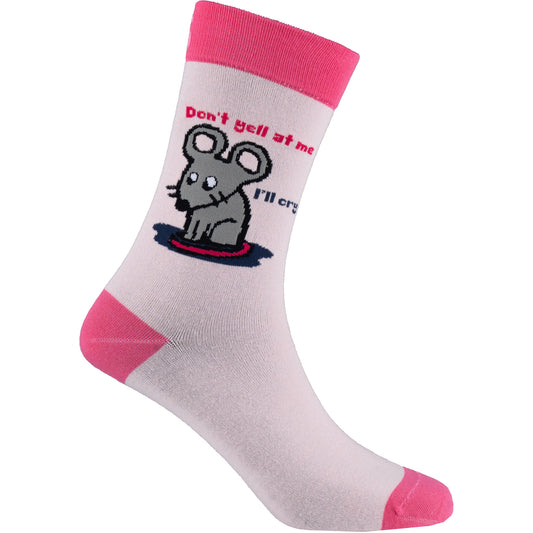 Sensitive Mouse Natural Bamboo Knit Socks