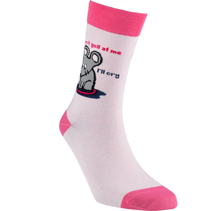 Sensitive Mouse Natural Bamboo Knit Socks