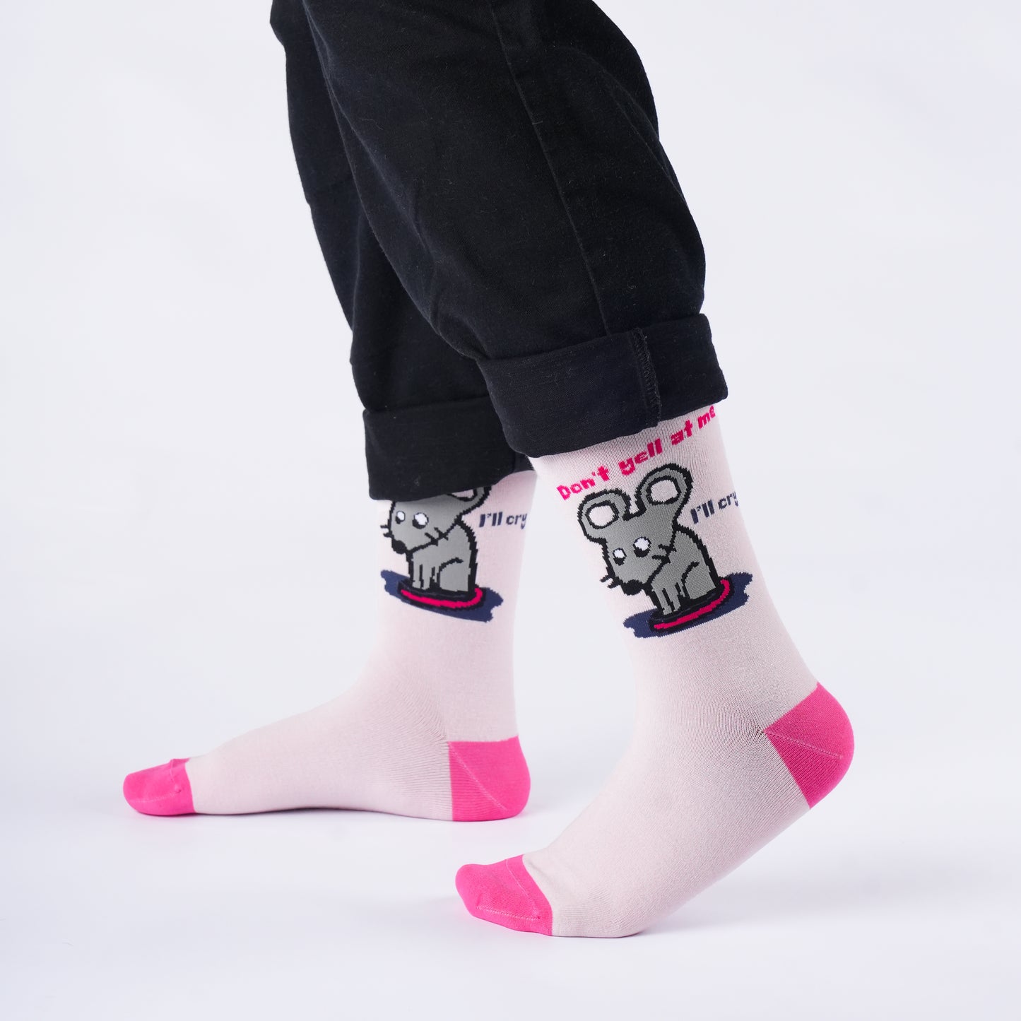 Sensitive Mouse Natural Bamboo Knit Socks