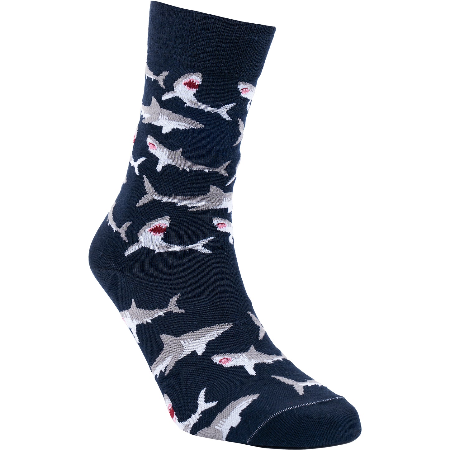 Sharks Natural Bamboo Knit Socks