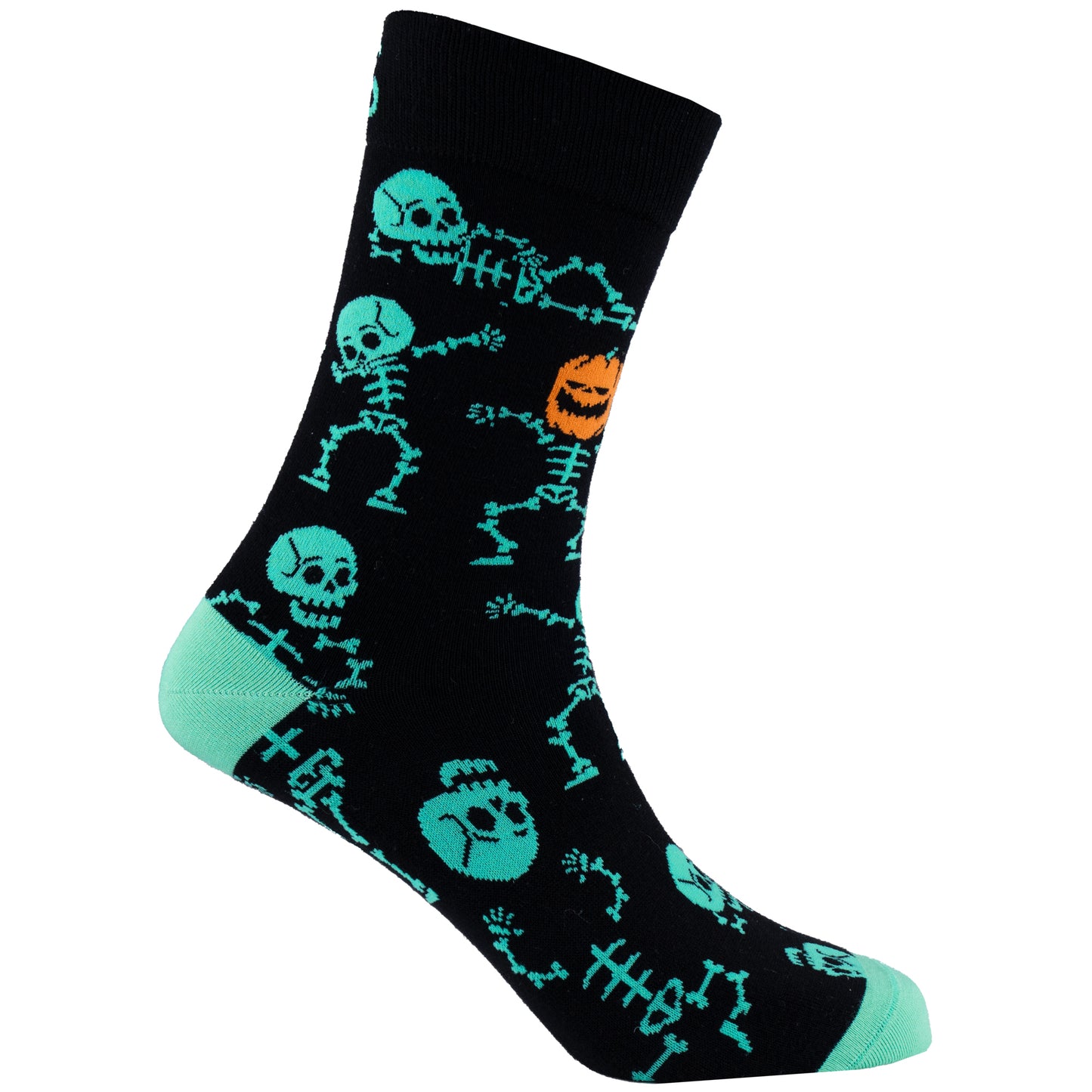 Skeleton Natural Bamboo Knit Socks