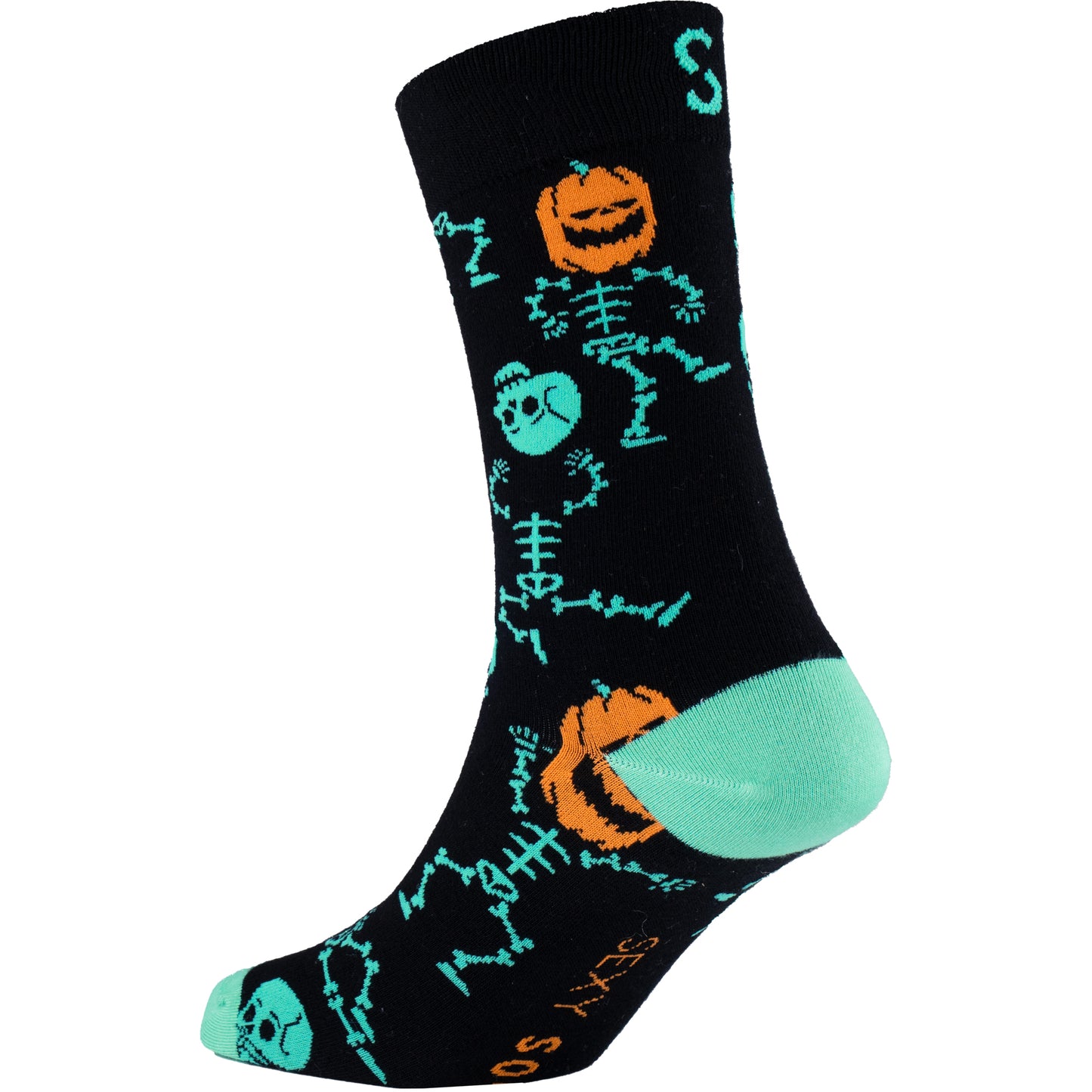 Skeleton Natural Bamboo Knit Socks