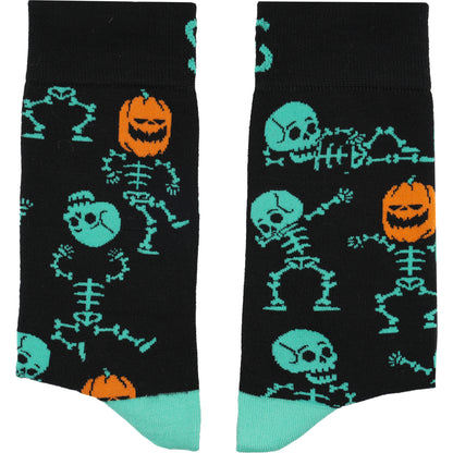 Skeleton Natural Bamboo Knit Socks