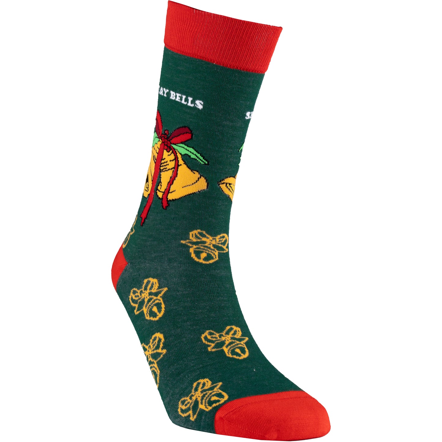 Slay Bells Natural Bamboo Knit Socks