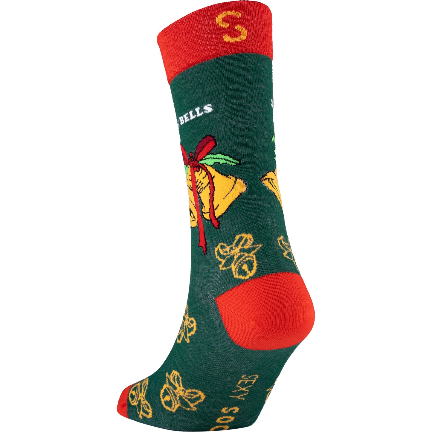 Slay Bells Natural Bamboo Knit Socks