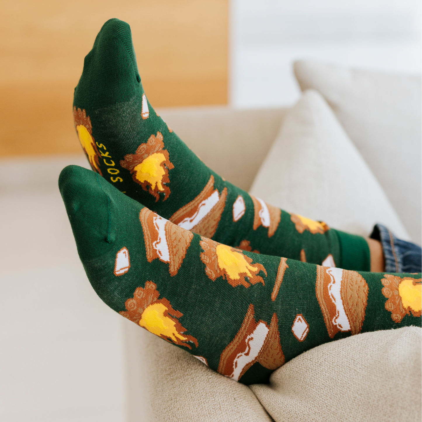 Smore pls Natural Bamboo Knit Socks