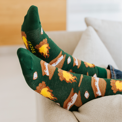 Smore pls Natural Bamboo Knit Socks