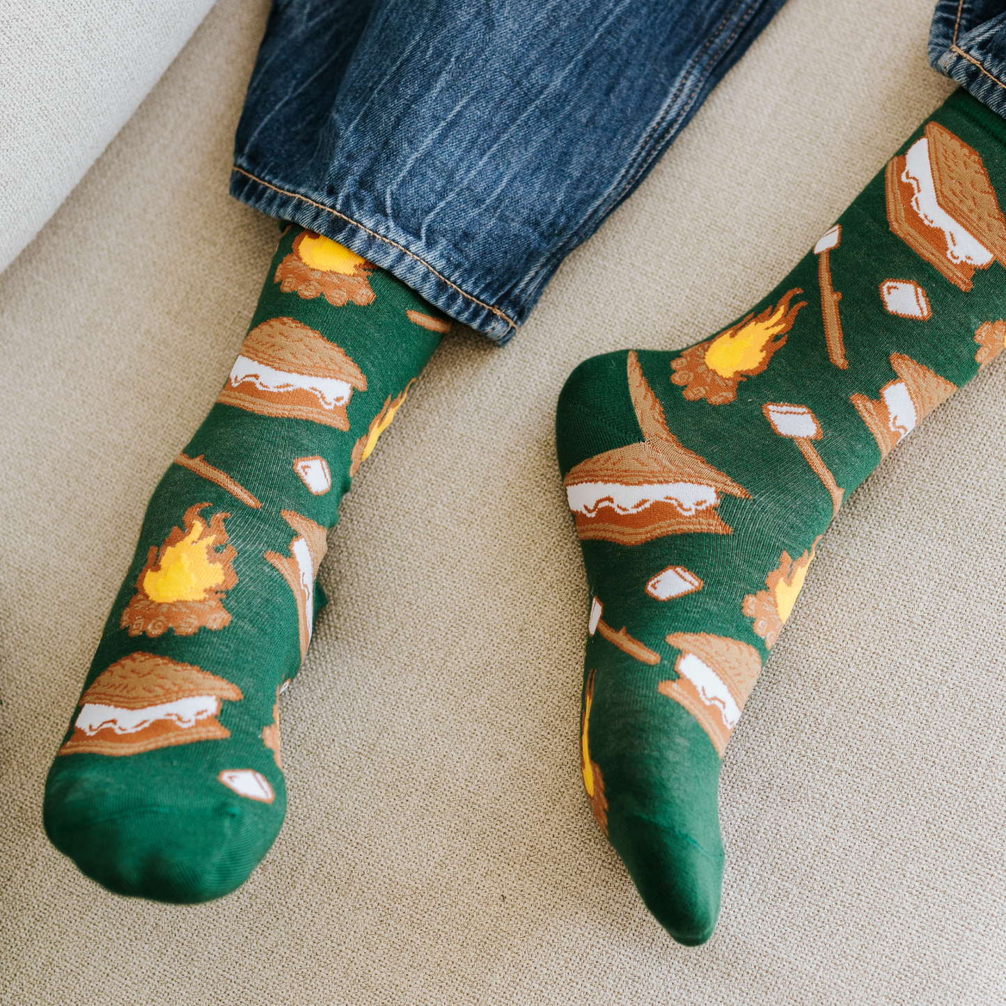 Smore pls Natural Bamboo Knit Socks