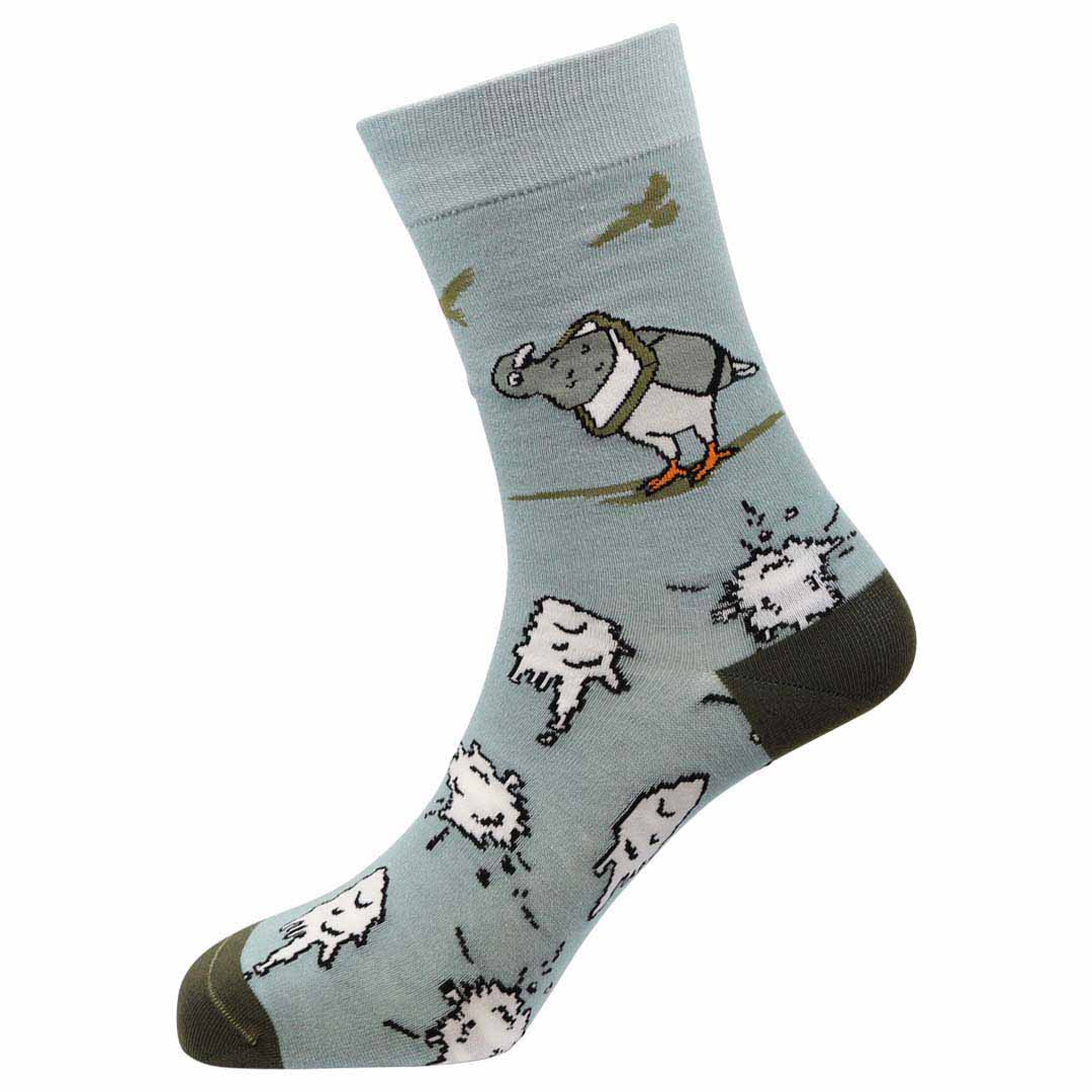 Snacks Natural Bamboo Knit Socks