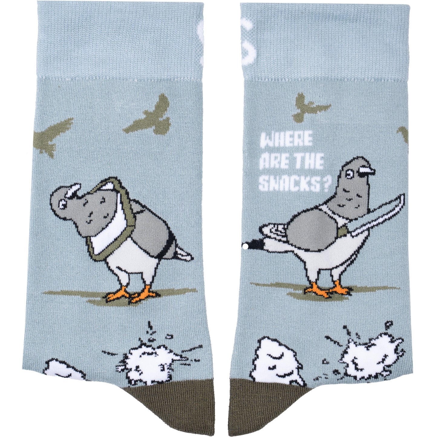 Snacks Natural Bamboo Knit Socks