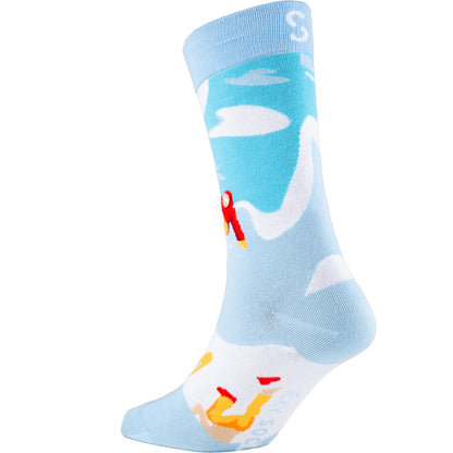 Snowboarding Natural Bamboo Knit Socks