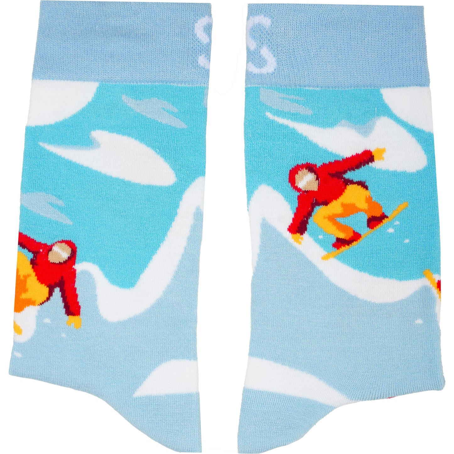 Snowboarding Natural Bamboo Knit Socks