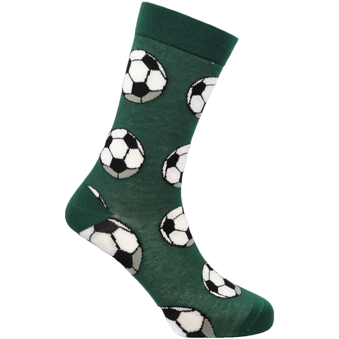 Soccerballs Natural Bamboo Knit Socks