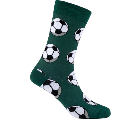 Soccerballs Natural Bamboo Knit Socks