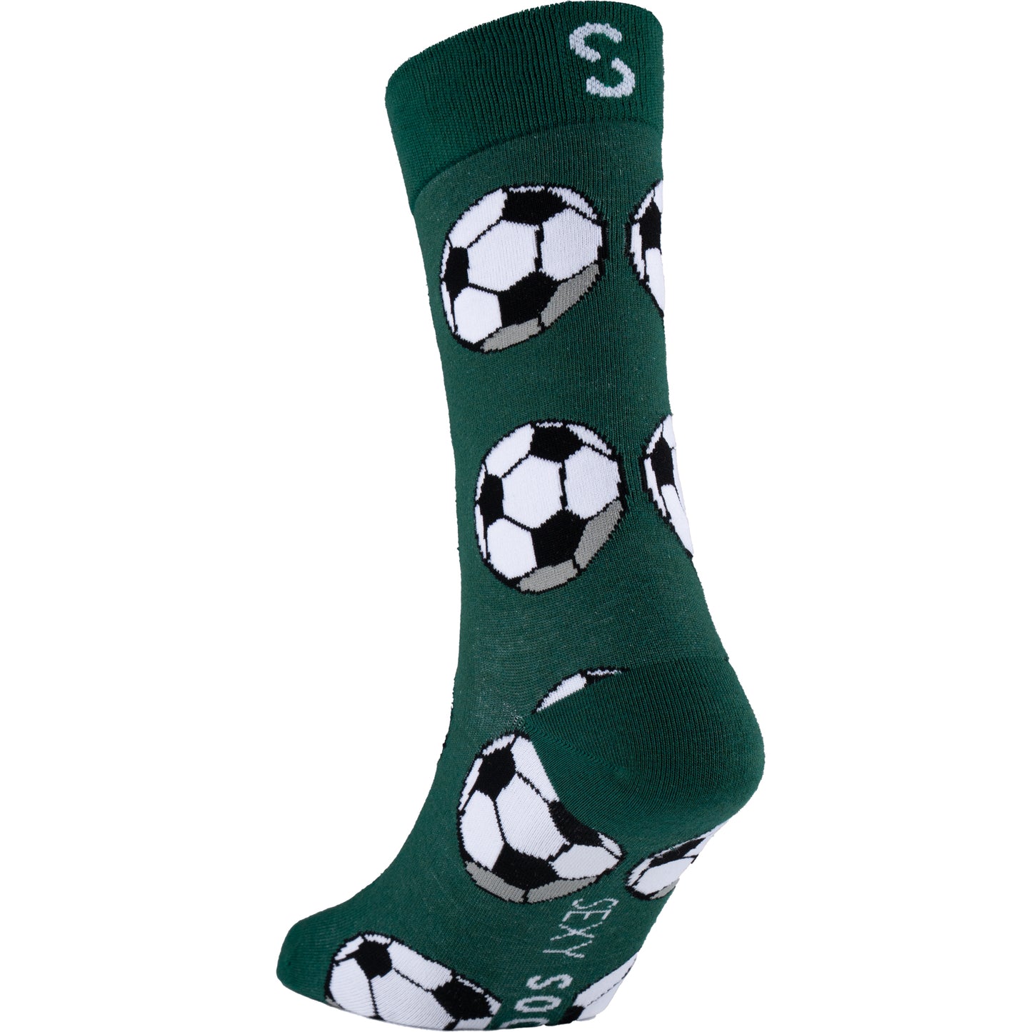 Soccerballs Natural Bamboo Knit Socks