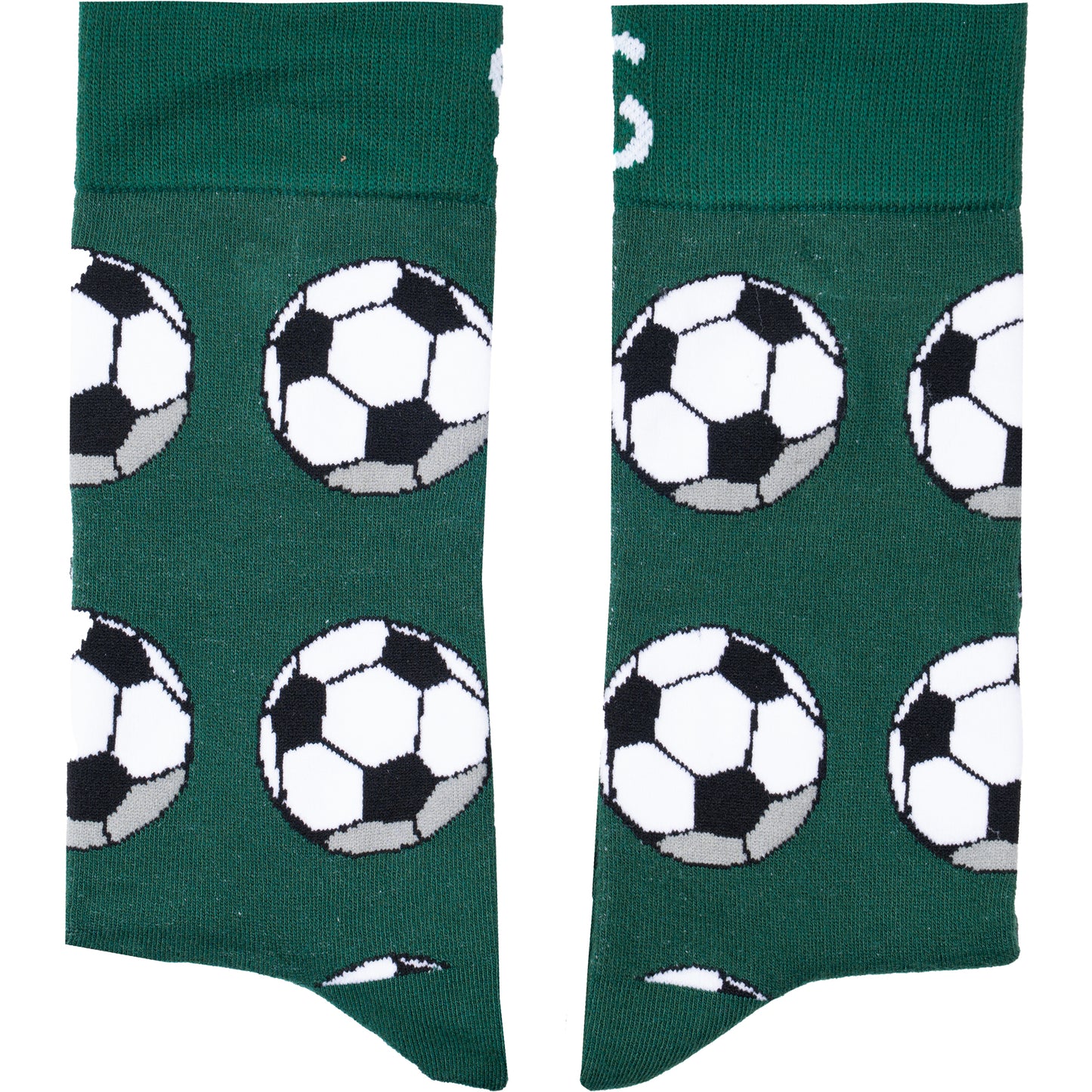 Soccerballs Natural Bamboo Knit Socks