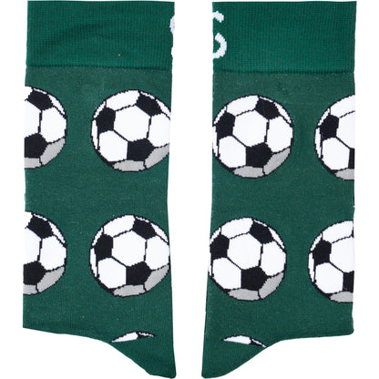 Soccerballs Natural Bamboo Knit Socks