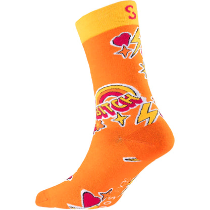 Sticker Bitch Natural Bamboo Knit Socks