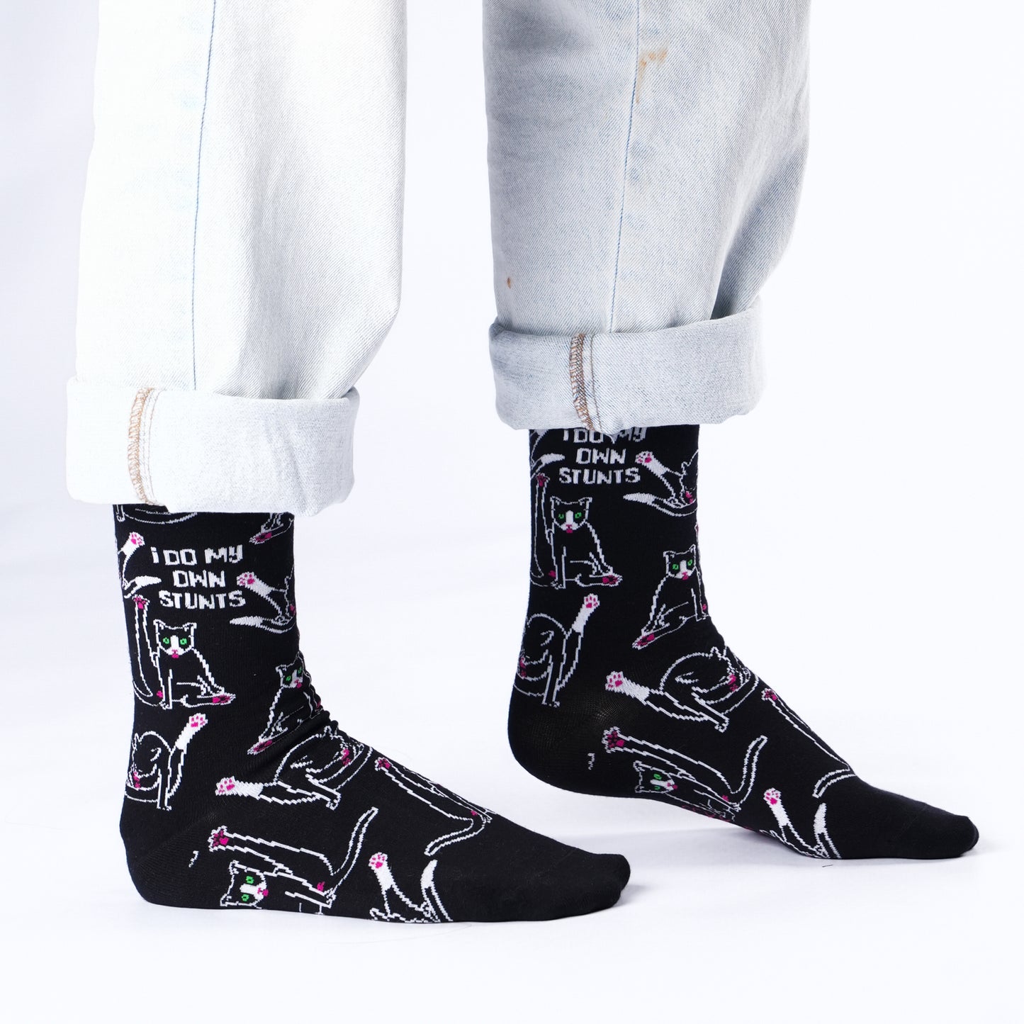 Stunt Man Natural Bamboo Knit Socks
