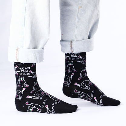 Stunt Man Natural Bamboo Knit Socks