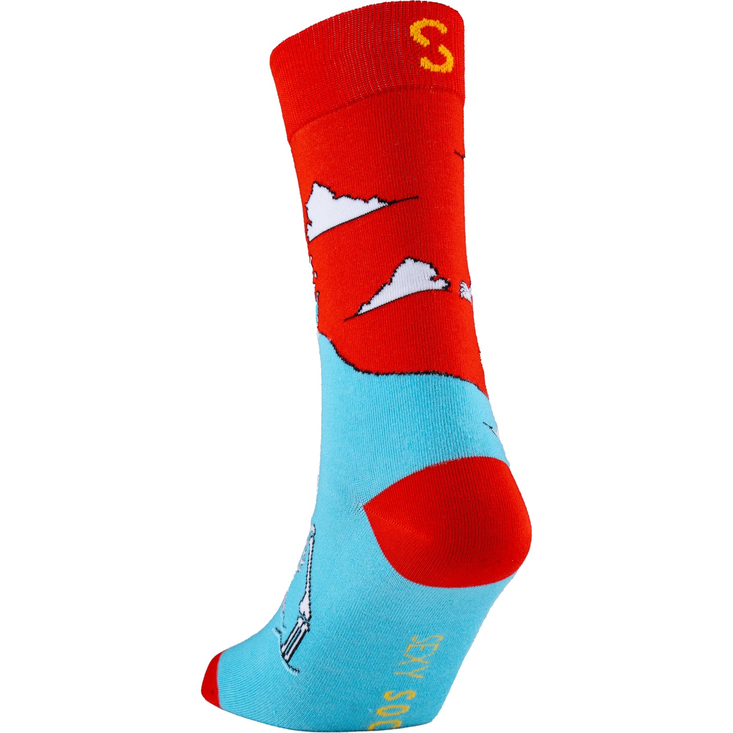 Surfs Up Natural Bamboo Knit Socks
