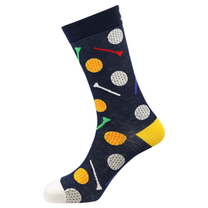 Tee Time Natural Bamboo Knit Socks