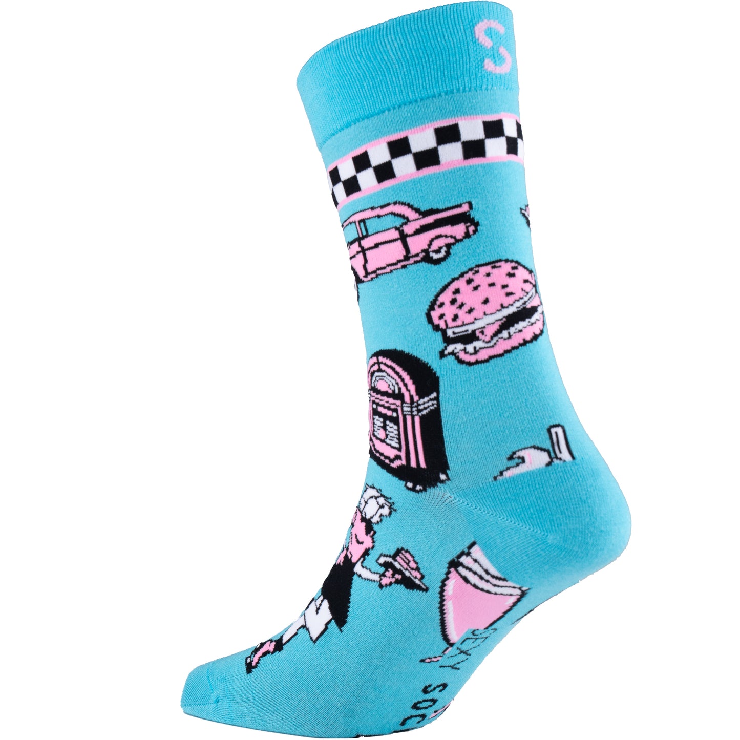 The Diner Natural Bamboo Knit Socks